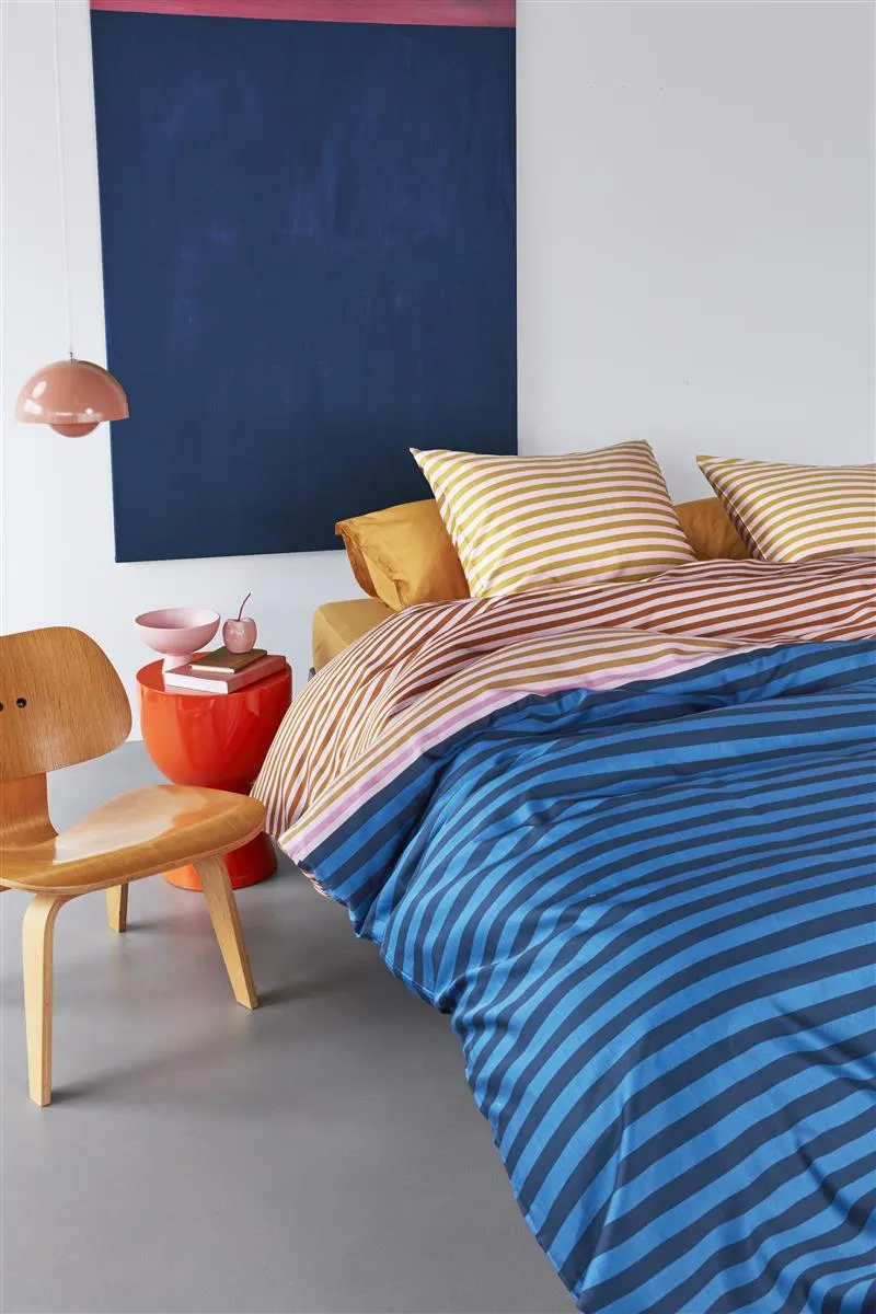 Beddinghouse Kingfisher dynetrekk 240x220 stripet øko