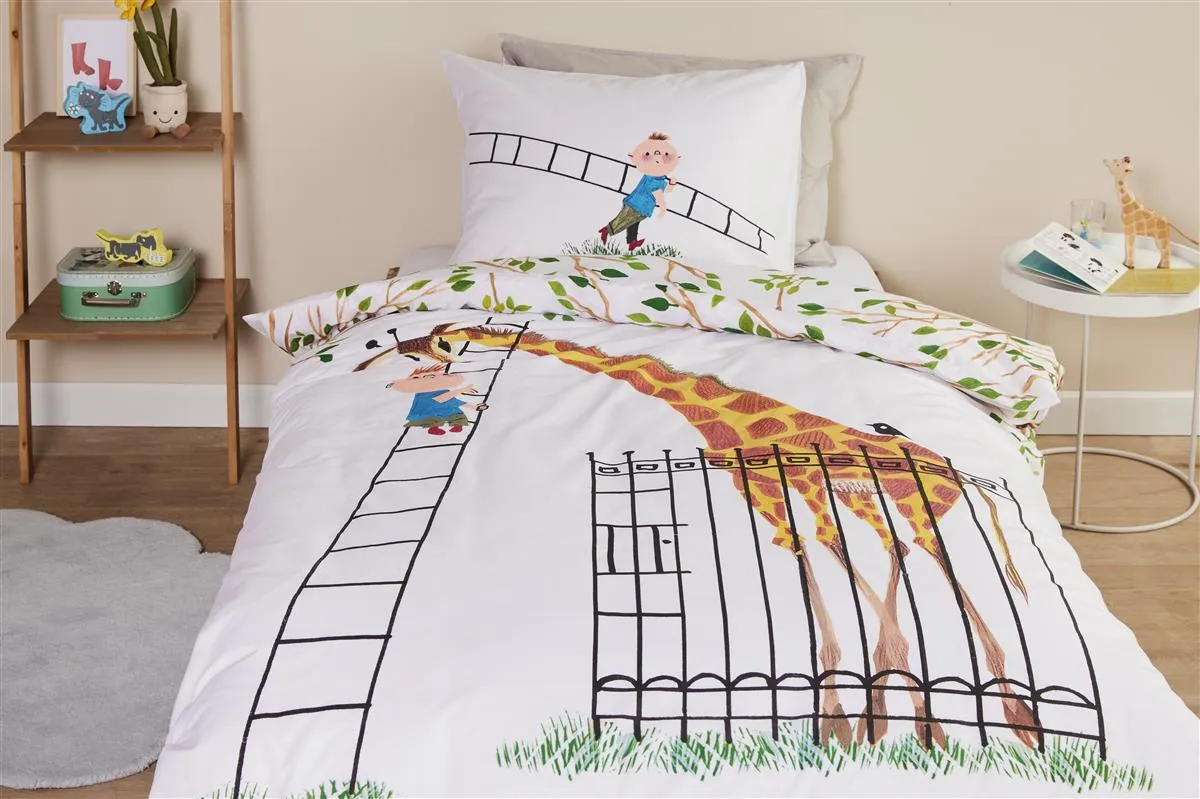 Beddinghouse Fiep Amsterdam Giraf dynetrekk 140x200 multi bomull