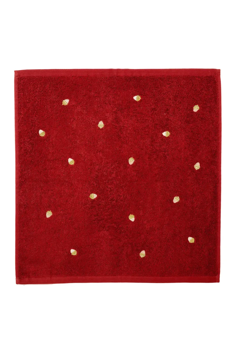 Coucke Autumn Charms håndkle 50x50 cm rødt frotté