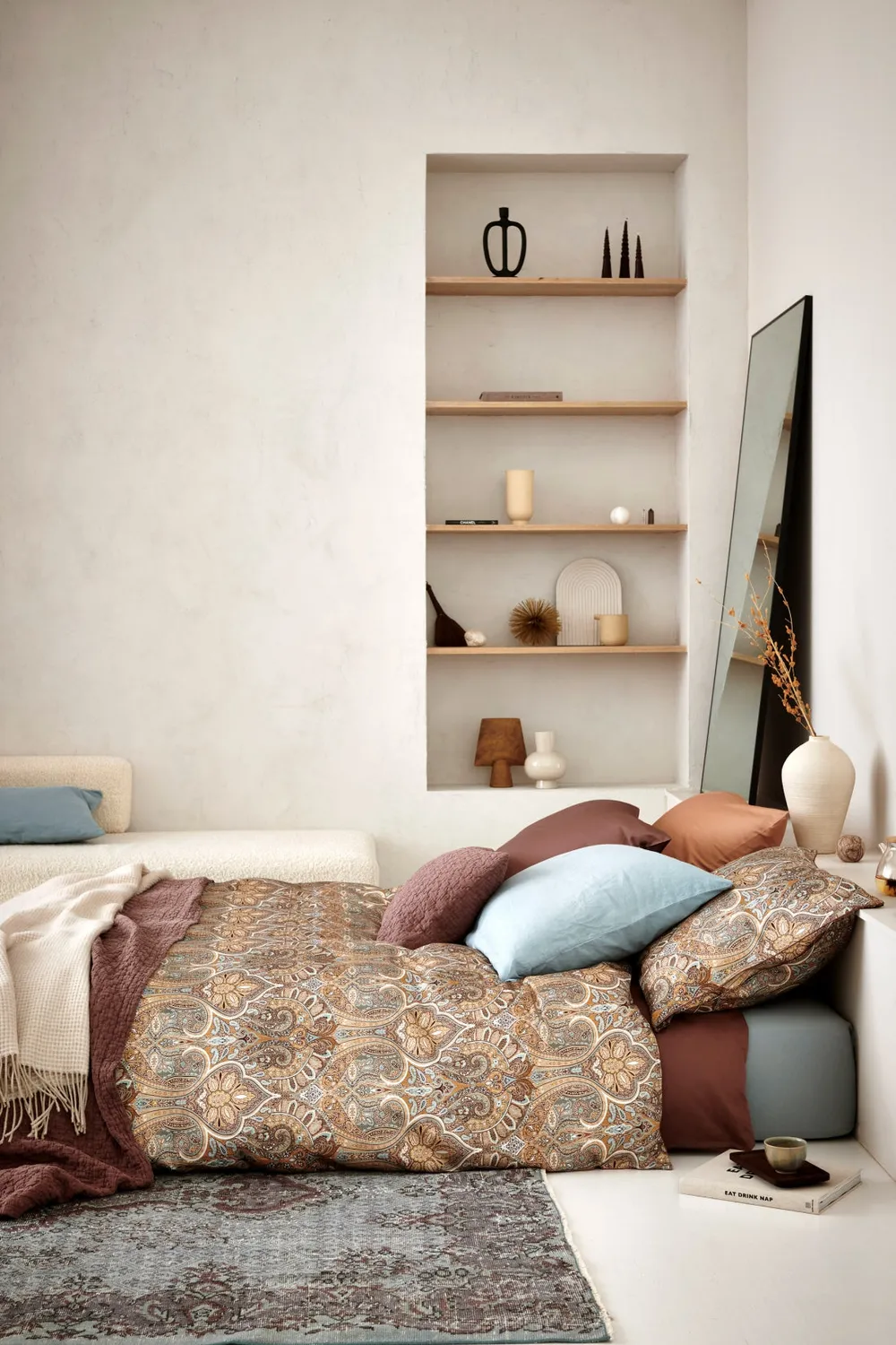 Vandyck Home 96 sengetøy toffee 200x200/220 sateng