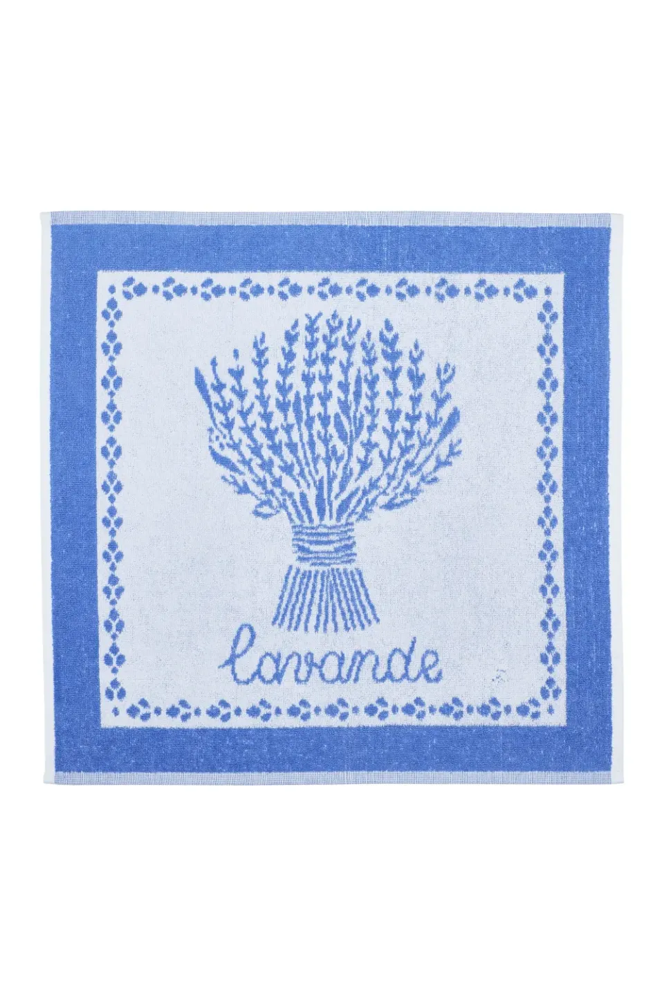 Coucke Lavender håndkle blå 50x50 bomullsfrotté