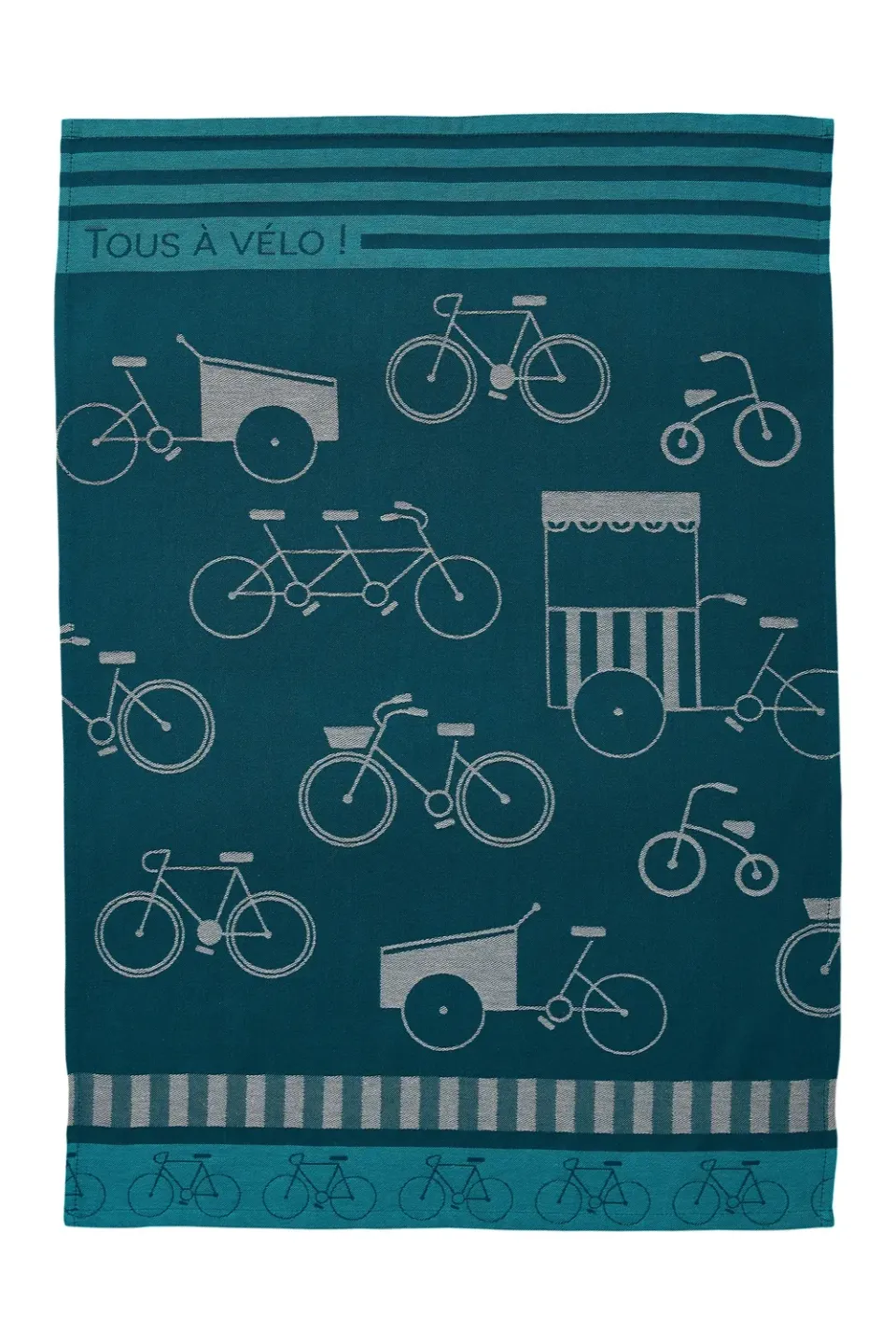 Coucke All by Bike kjøkkenhåndkle 50x75 cm blå bomull