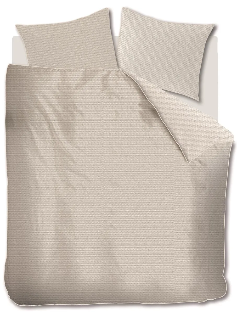 Riviera Maison Bambu sengetøy sand bomull 140x220