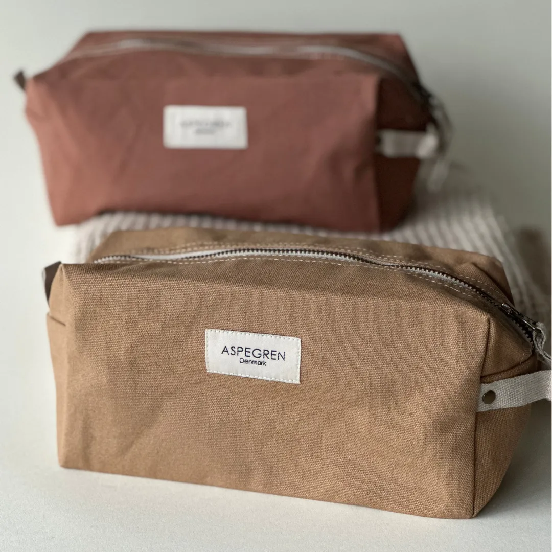 Aspegren Cube Case Small toalettmappe Lark canvas