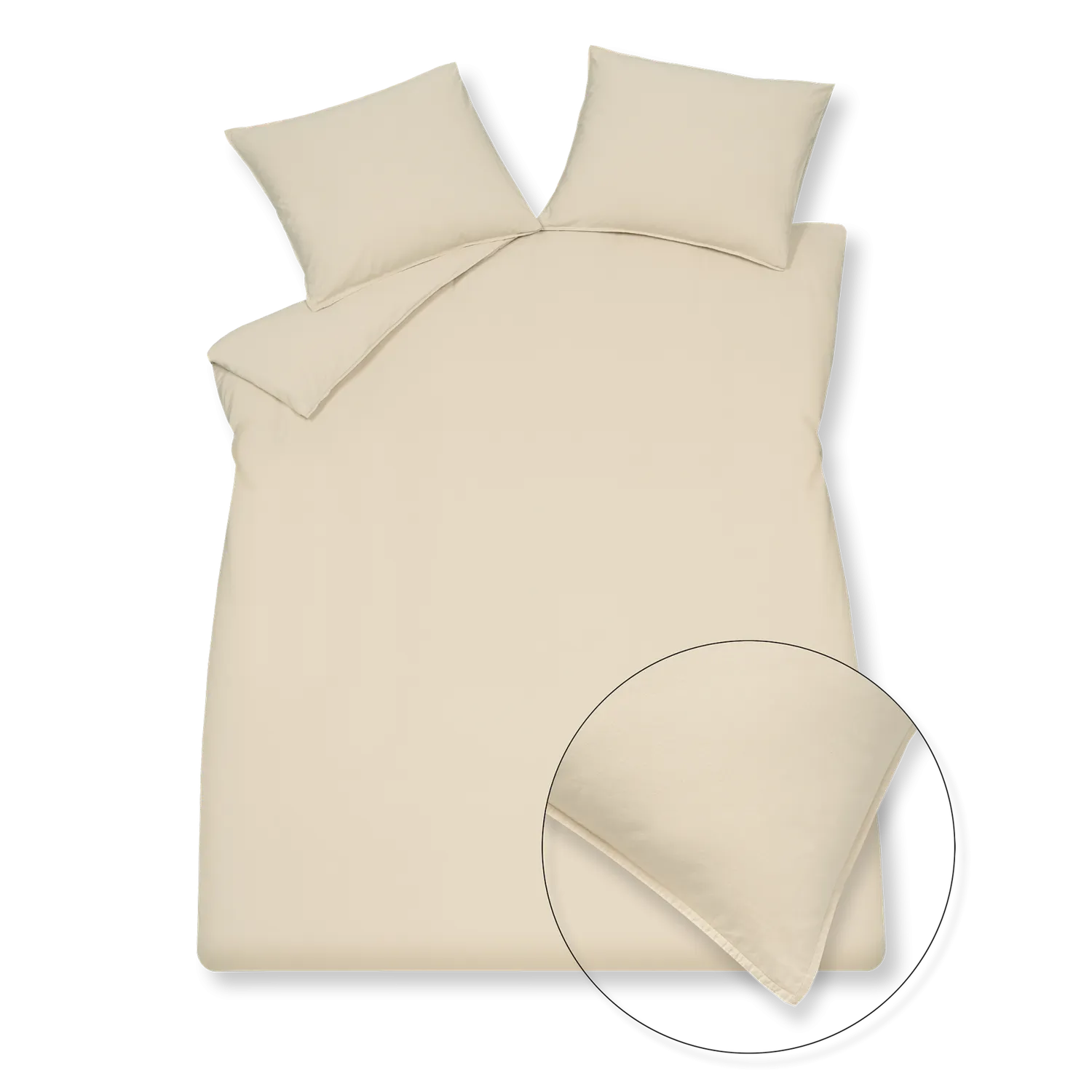 Vandyck Washed Cotton XL dynetrekk sett cream tan 260x240