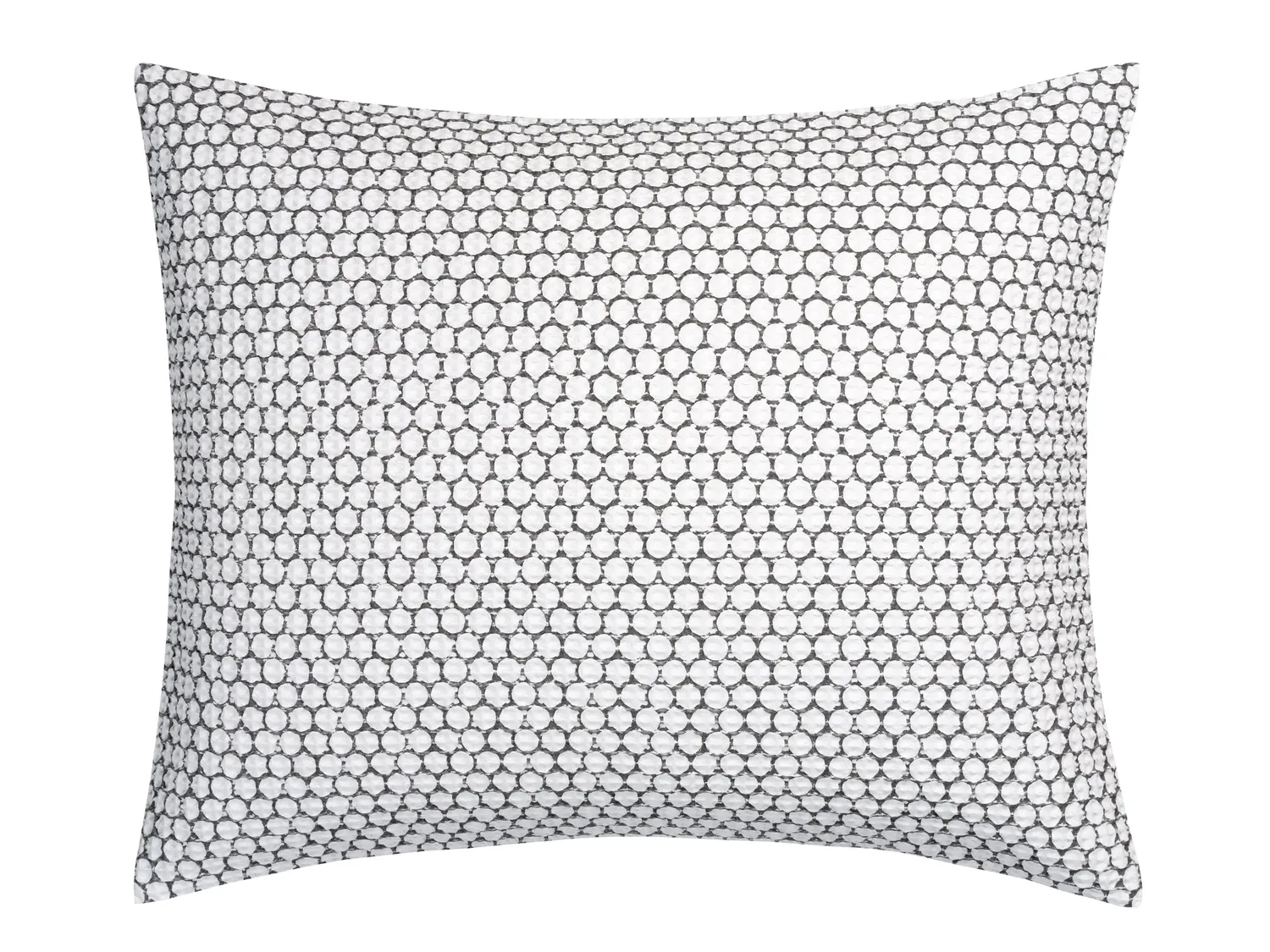 Vandyck Pure 09 Waffle sengeteppe steelgrey vaffel