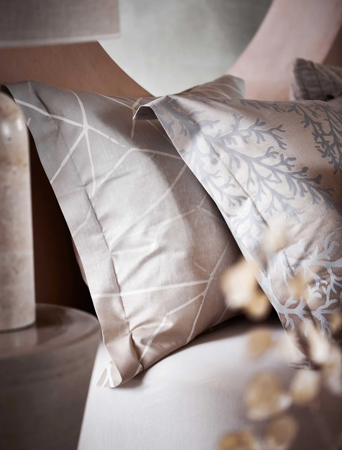 Vandyck Stardust sengetøy linen sateng grafisk