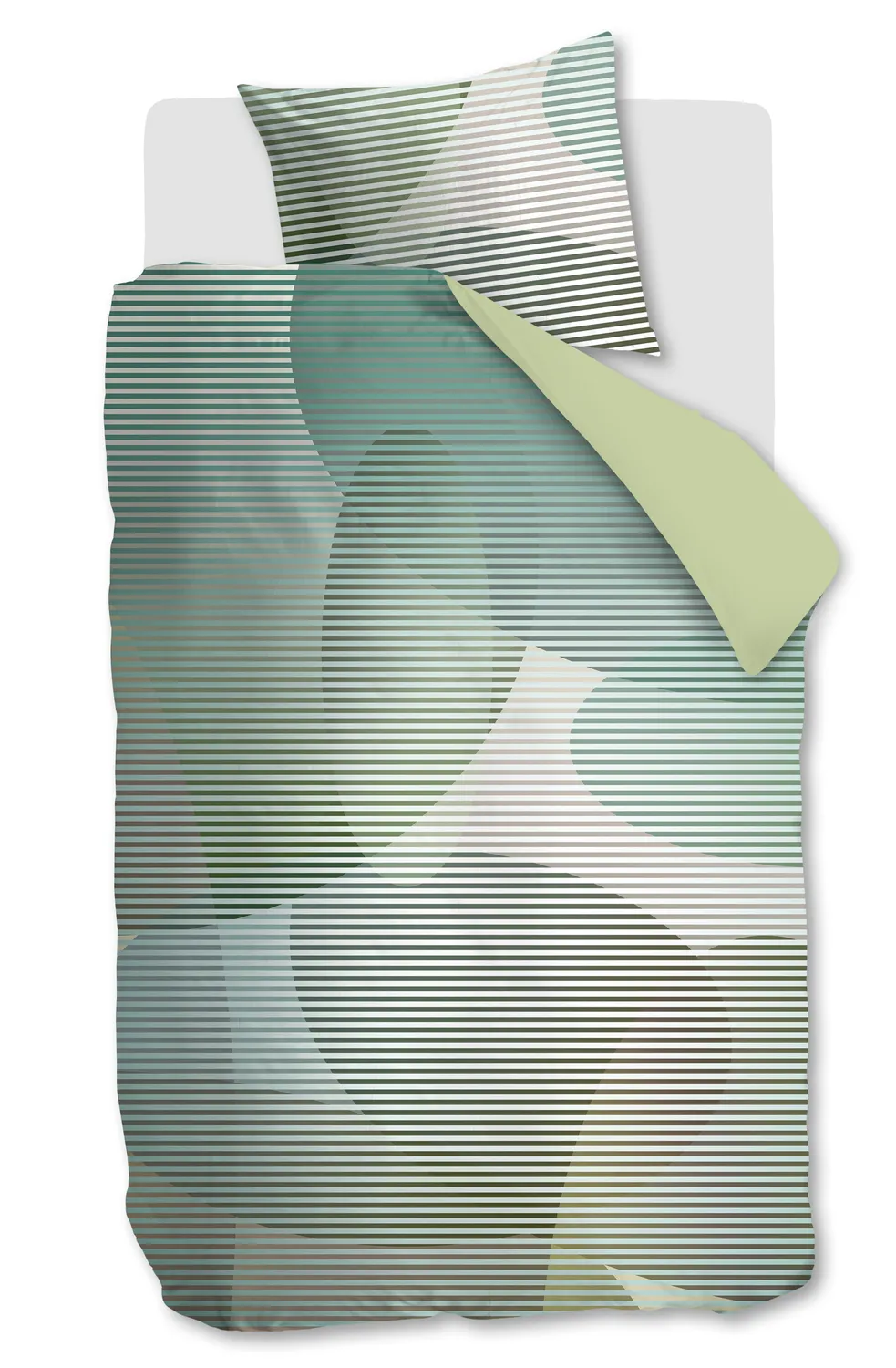 Beddinghouse Dutch Design Lombard Street dynetrekk 140x200 grønn