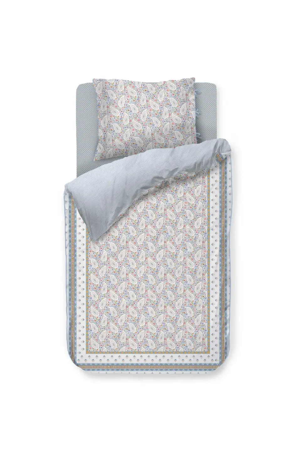 Pip Studio Kairi Bloom dynetrekksett 140x200 lyseblått