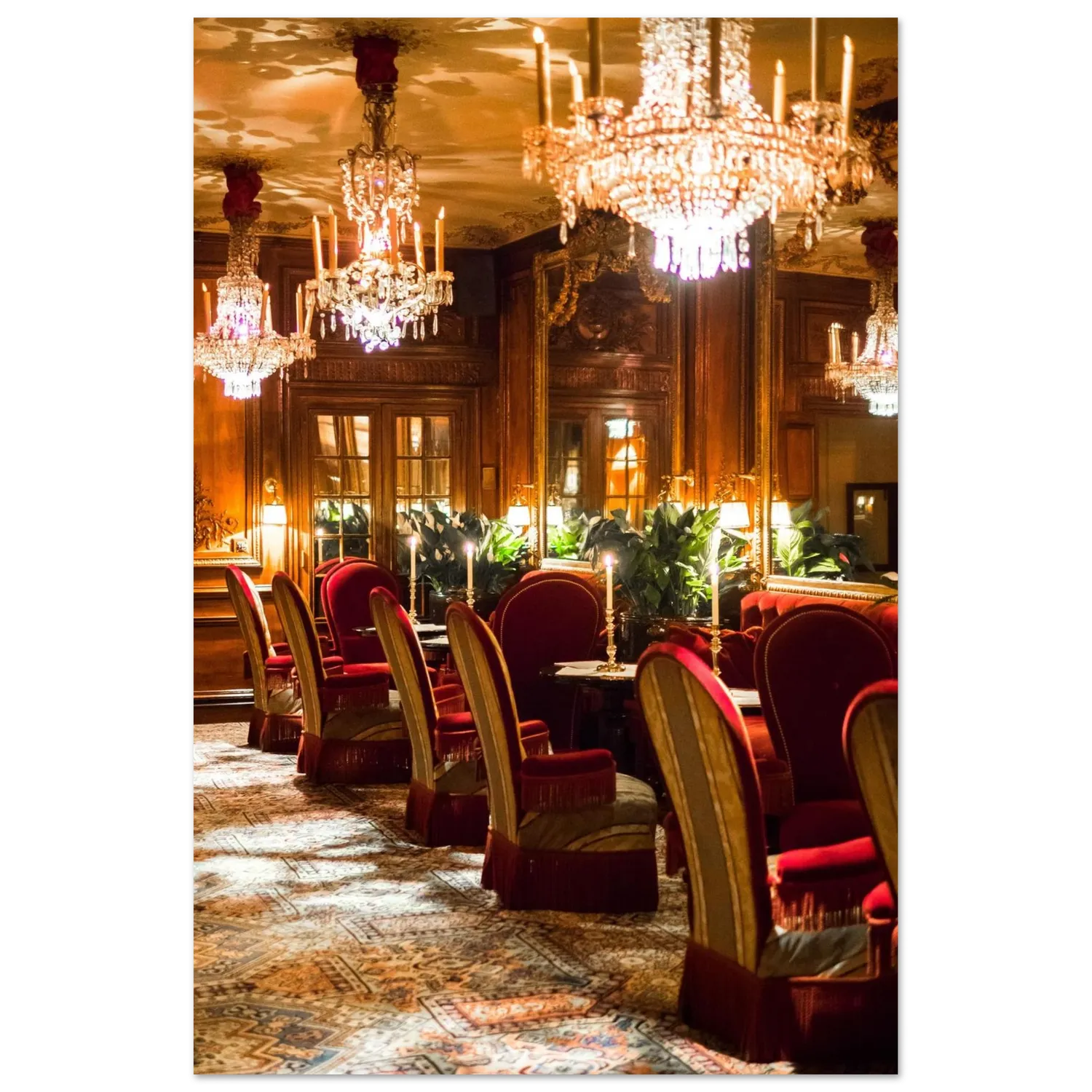 Hellstrøm Hotel Costes Paris kunsttrykk 40x60 cm halvblank