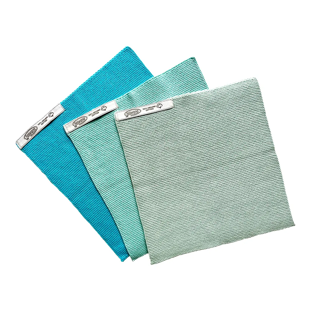 Solwang Design aqua turkis kombi karkluter 3-pk strikket