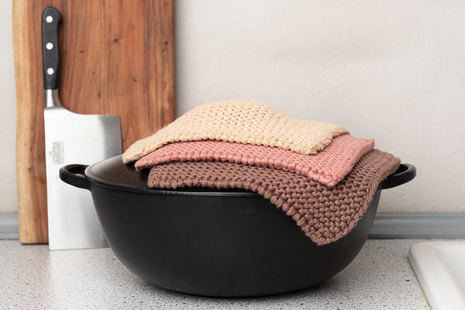 Solwang Design grydelapper sjokolade 2-pk økologisk bomull