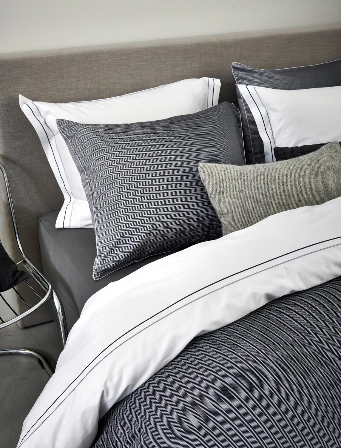 Vandyck Purity Napels dynetrekksett off black XL bomullssateng