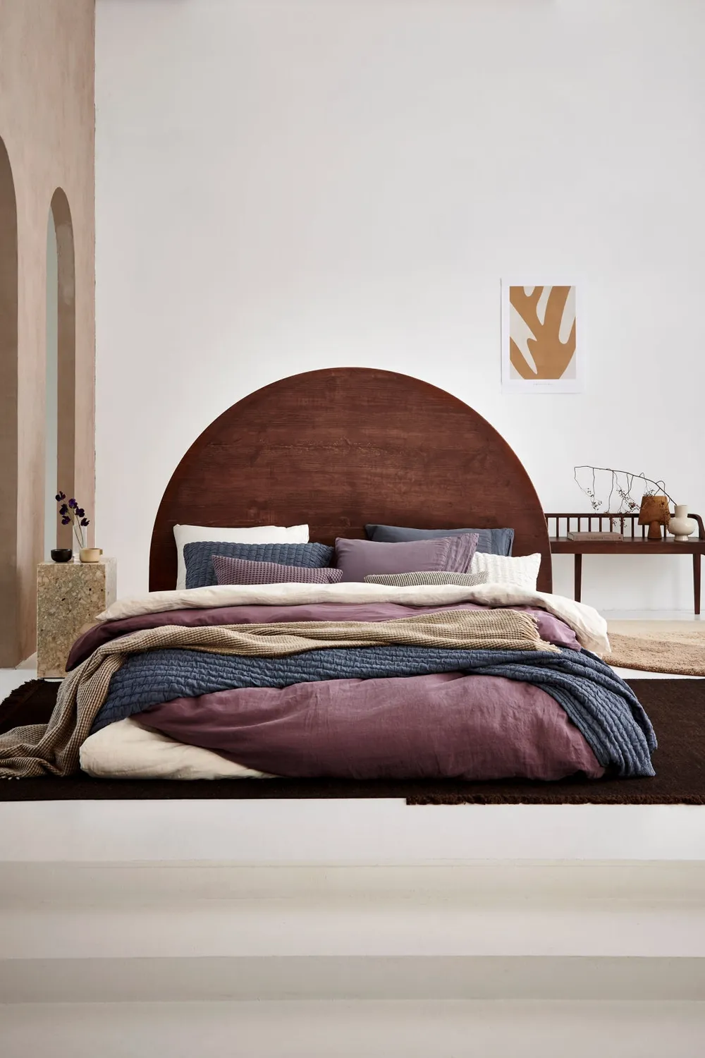 Vandyck Pure 07 dynetrekk moonscape dobbelt lin bomull