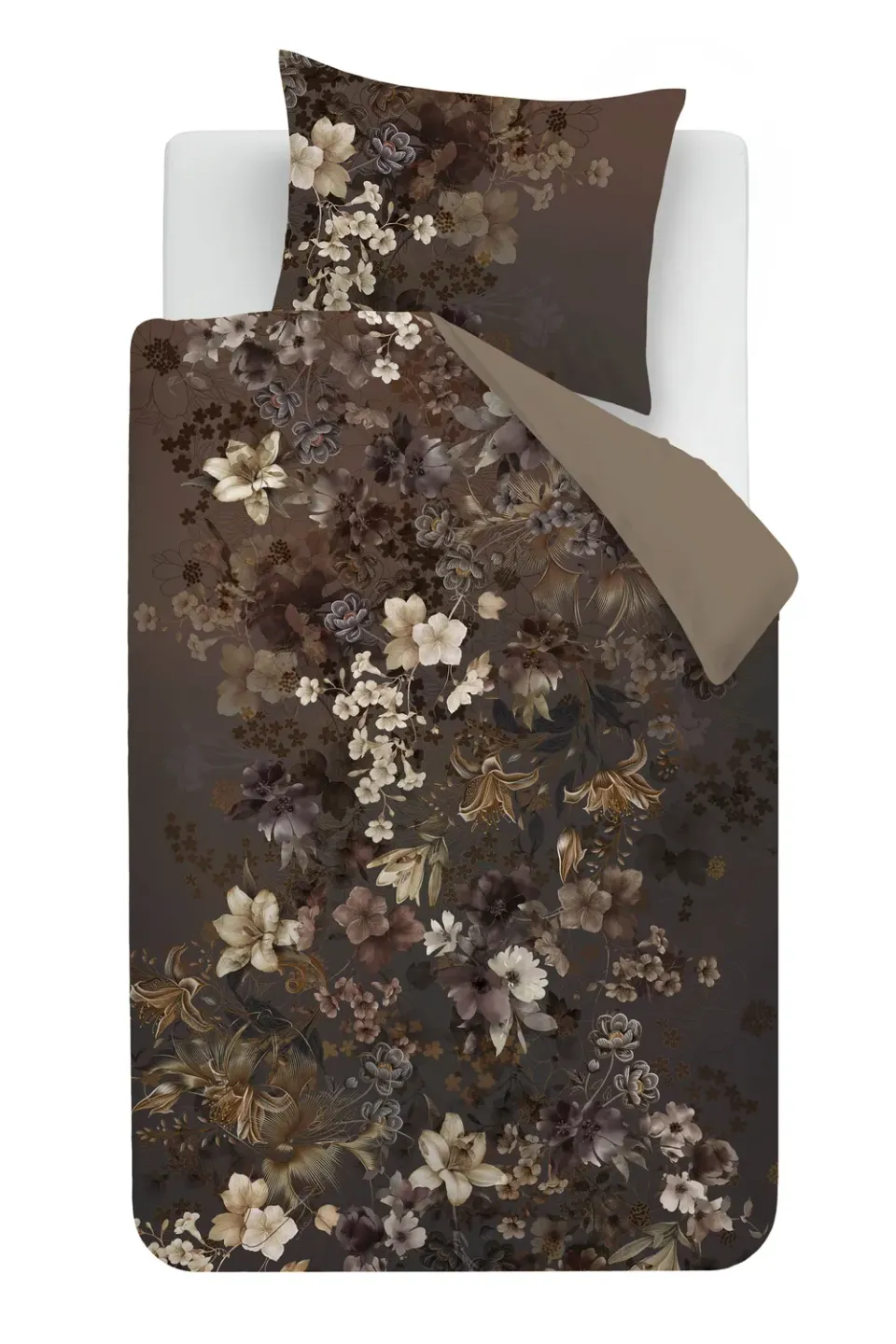 Kardol Velutini dynetrekk brun 140x200 sateng
