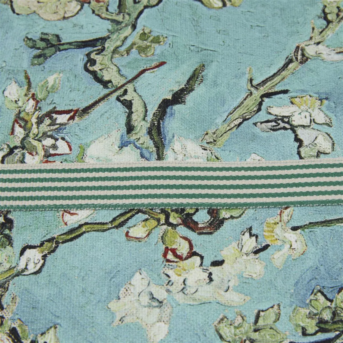 Van Gogh Museum Blossom forkle blått 90x85 cm bomull