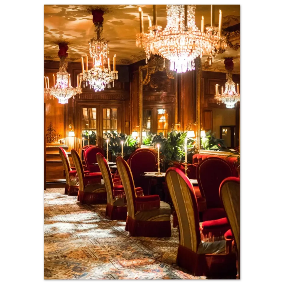 Hellstrøm Hotel Costes Paris kunsttrykk 40x60 cm halvblank