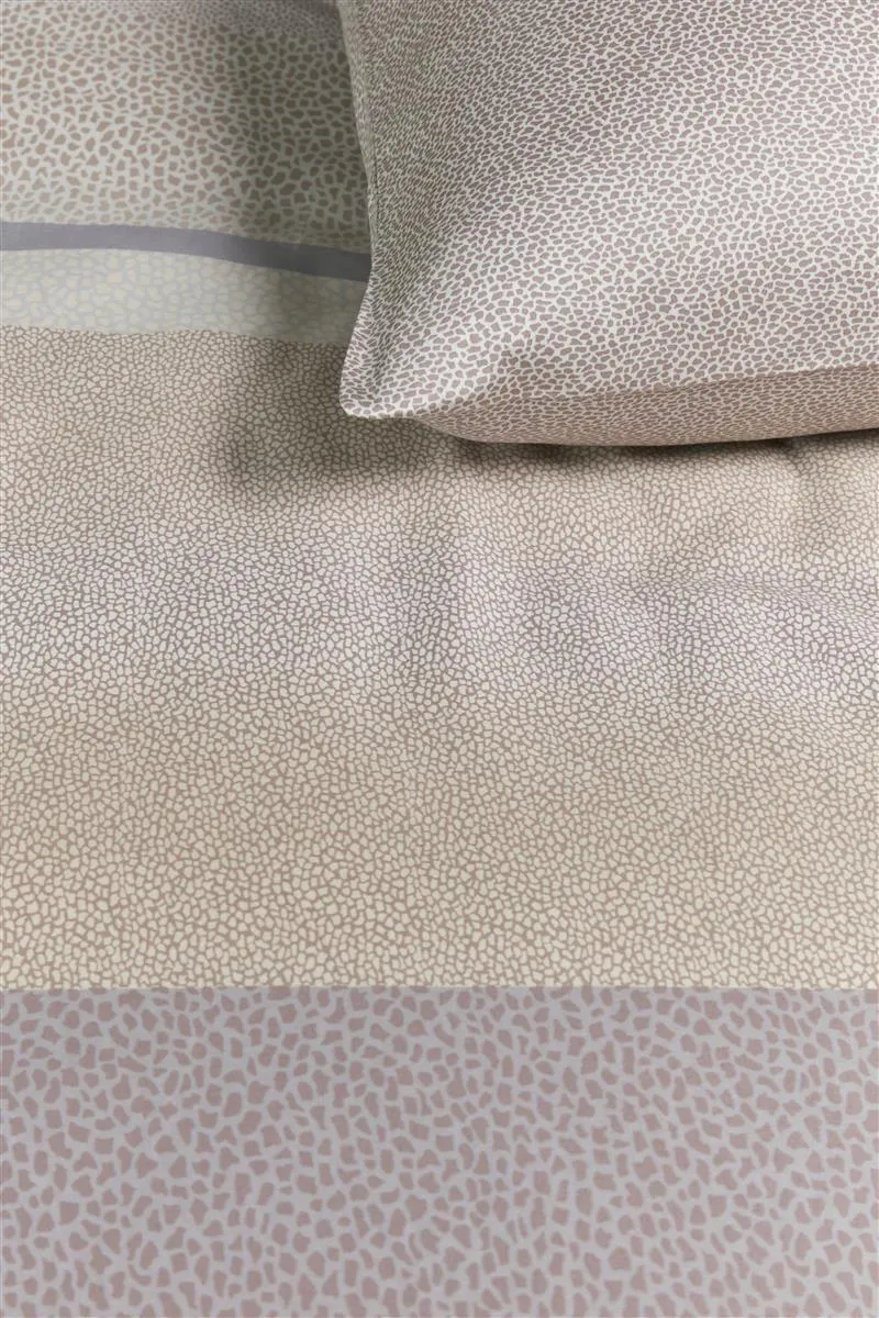 Beddinghouse Lenny dynetrekksett 200x200 naturel pastellprikk