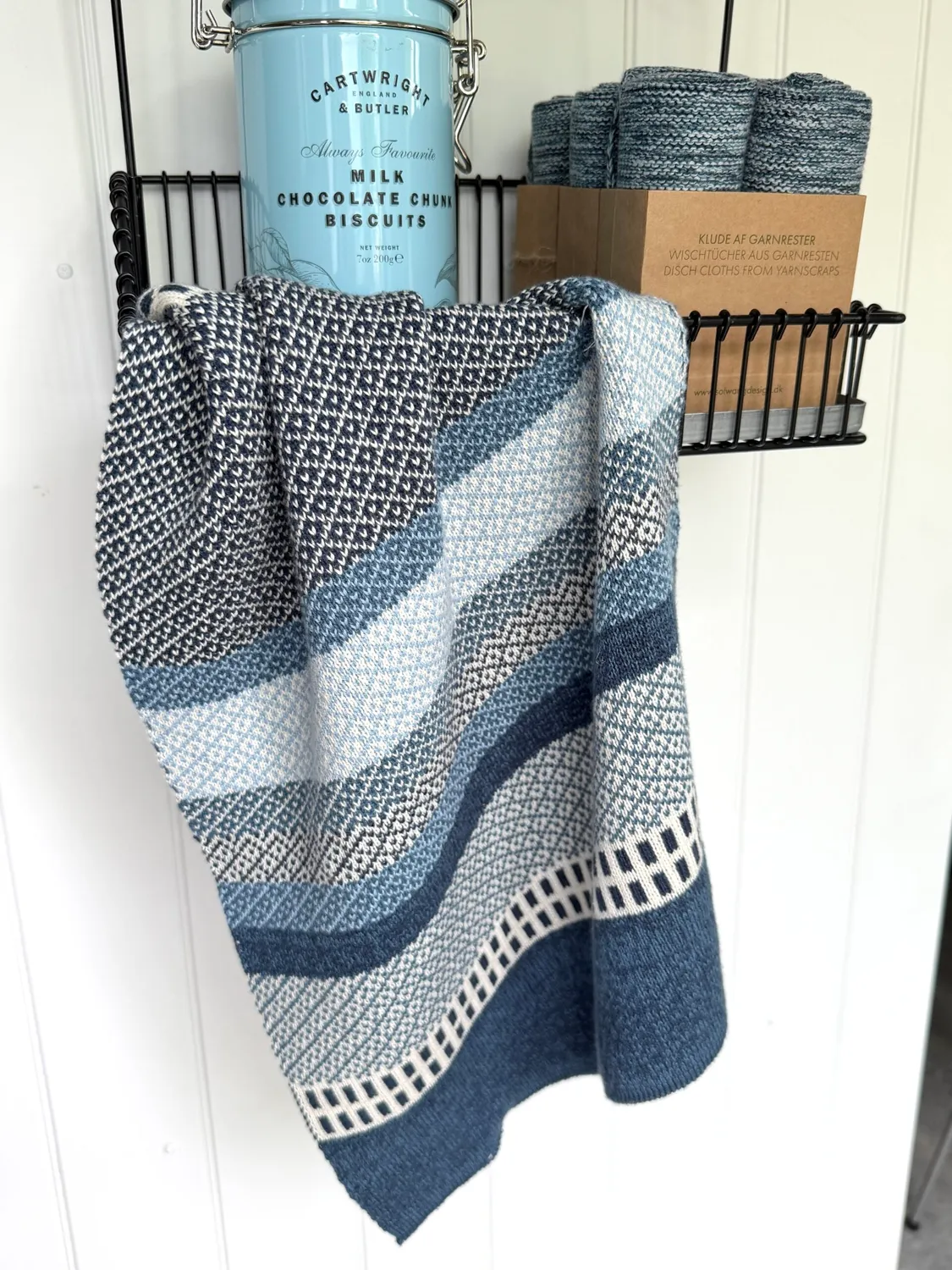Solwang Design kluter dueblå restegarn OEKO-TEX