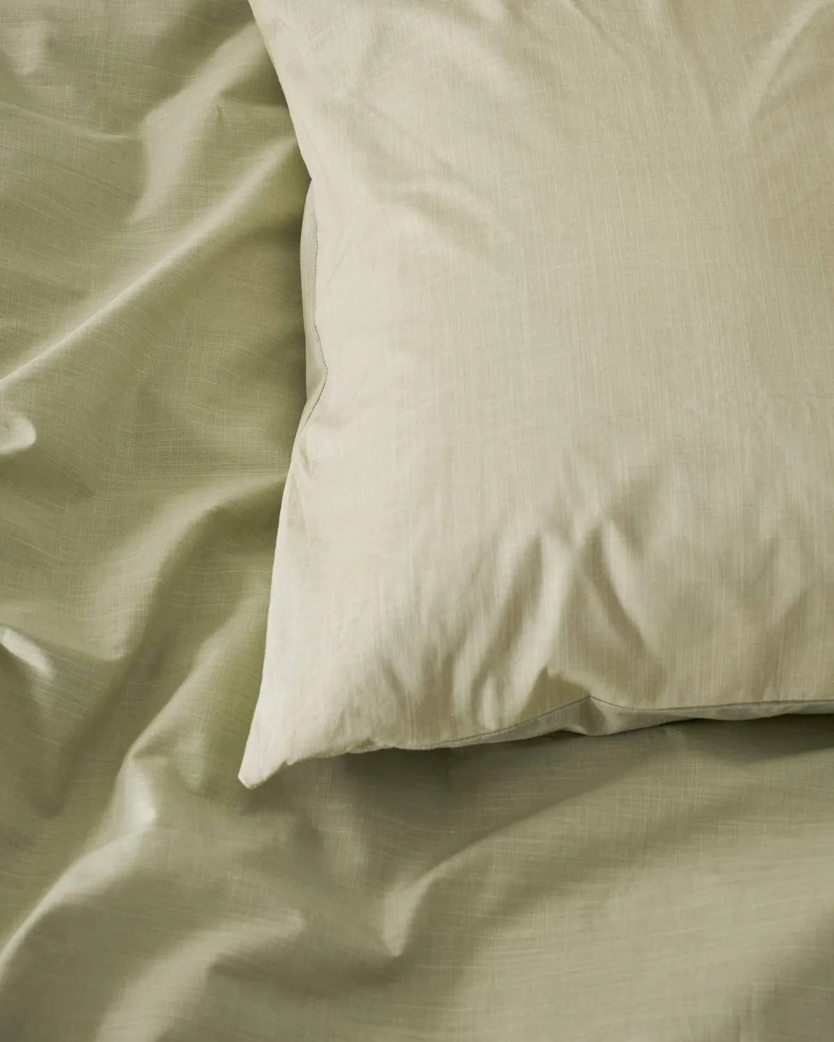 vtwonen Cozy Slub dynetrekk 140x220 cm grønn bomull