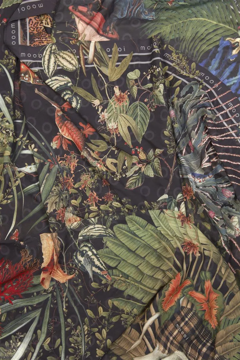 MOOOI Menagerie XL sjal raven 132x285 cm viscose