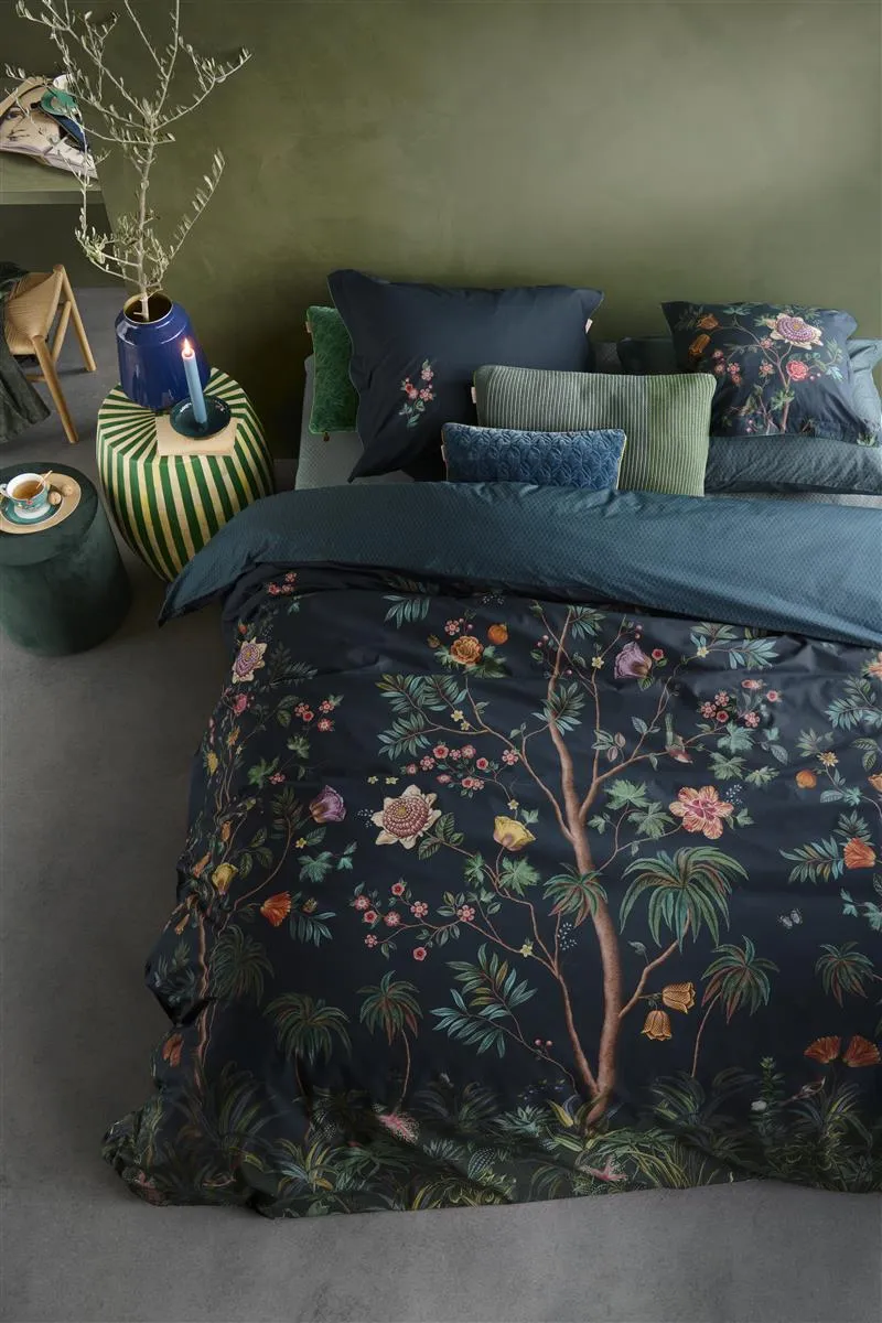 Pip Studio Il Paradiso dynetrekk 140x200 mørkeblå percale