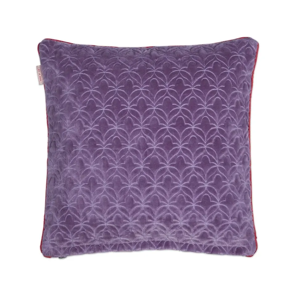 Pip Studio Quilty Dreams pyntepute 45x45 lilla fløyel