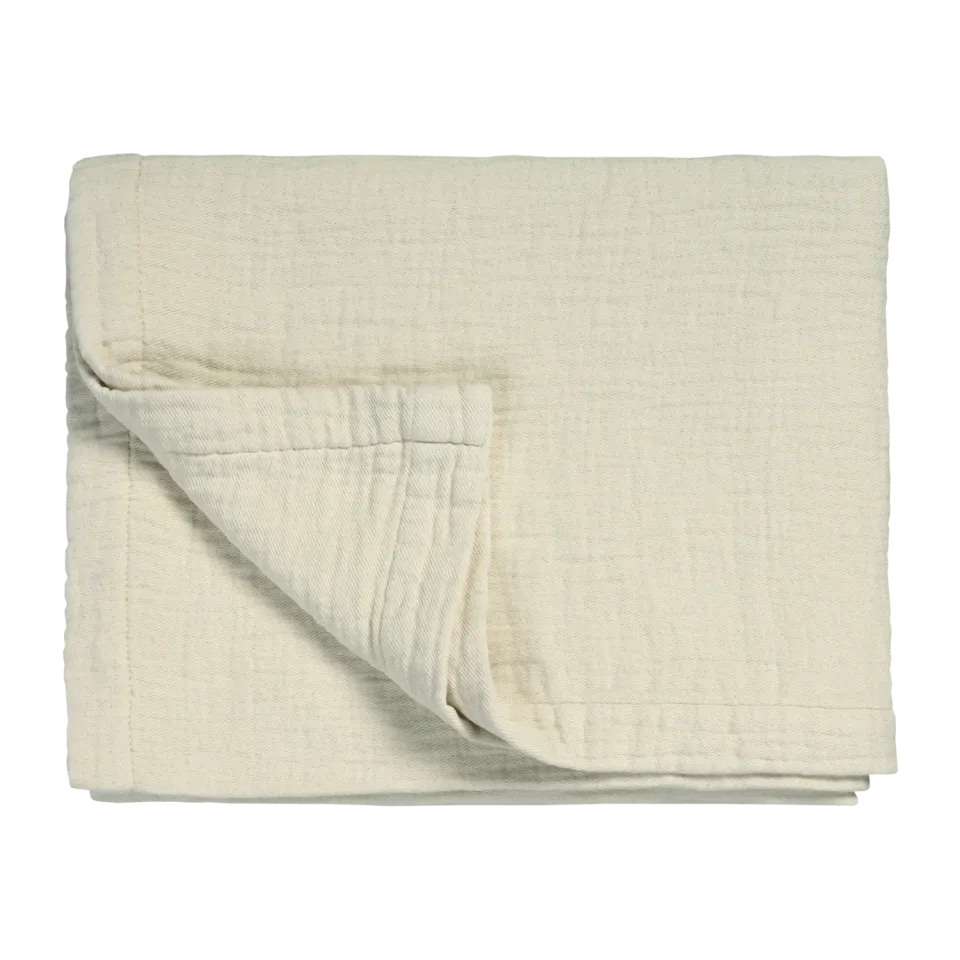 Vandyck Pure 68 sengepledd 160x250 beige bomull