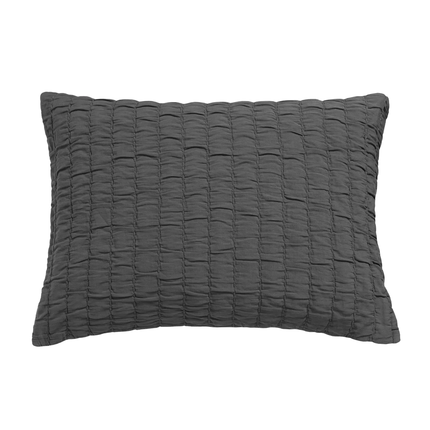 Vandyck Pure 64 sengeteppe off black 180x260 vattert