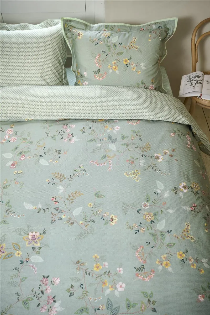Pip Studio Kili Flower sengetøy 140x200 grønn blomstret