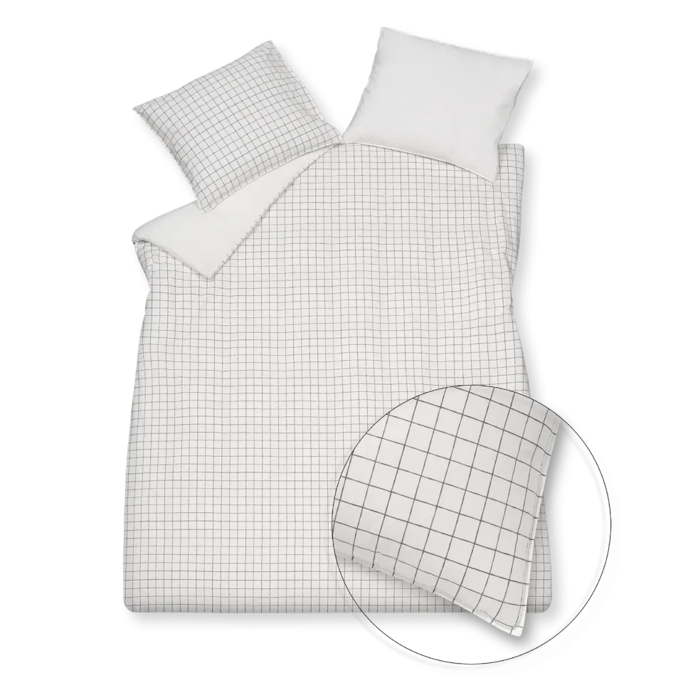 Vandyck Pure 54 dynetrekksett anthracite 240x200 percale