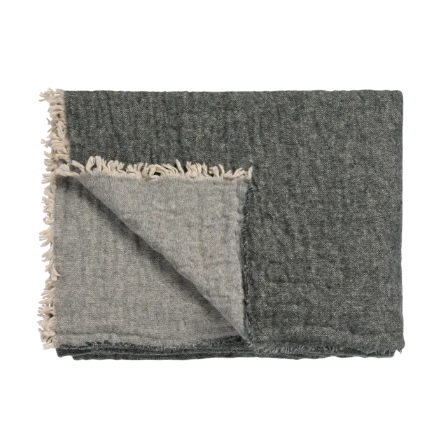Vandyck Home 81 pledd antrasitt 130x220 ullmiks