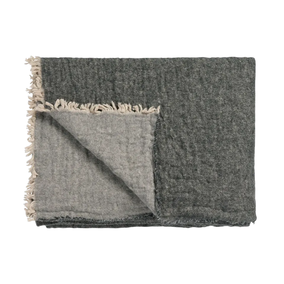 Vandyck Home 81 pledd antrasitt 130x220 ullmiks