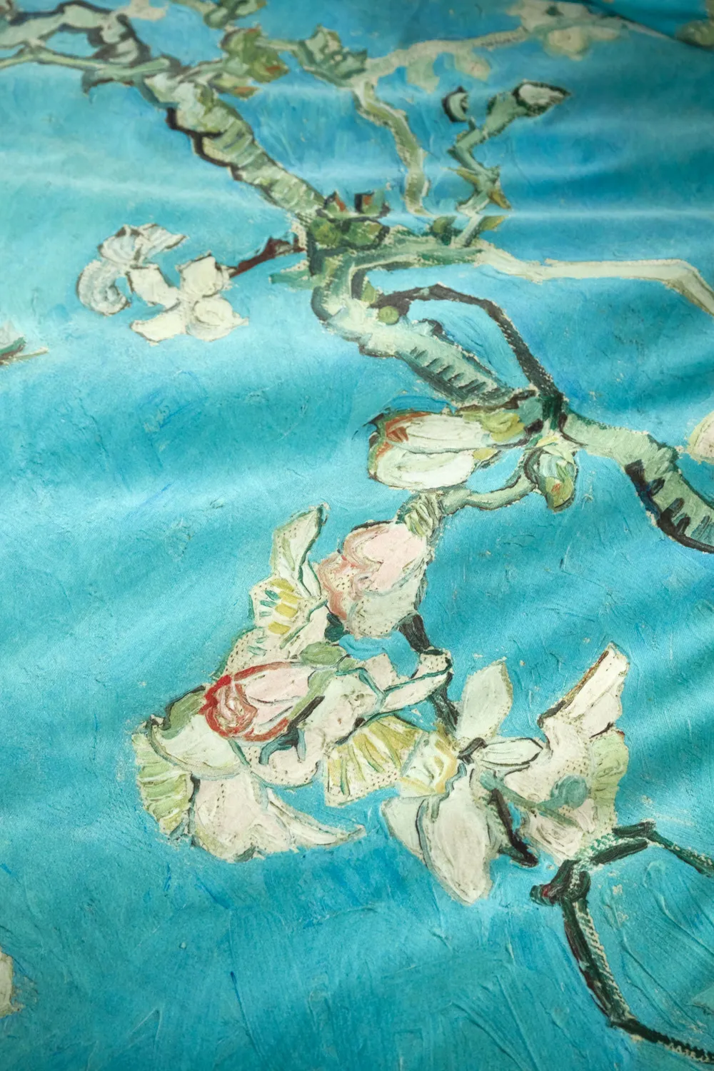 Van Gogh Museum Almond Blossom dynetrekk blå 140x200