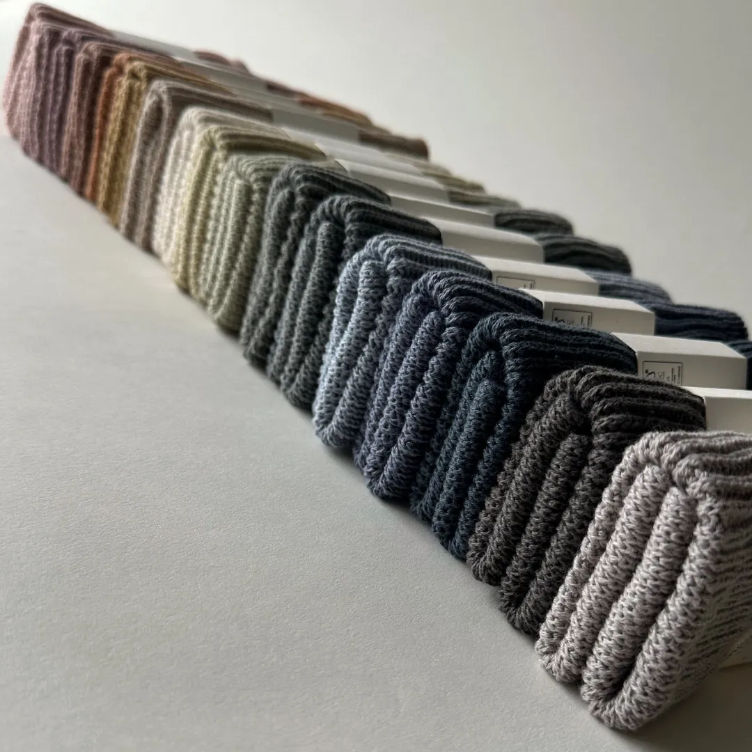 Aspegren Denmark Ripple Flint Gray klut 26x26 økologisk