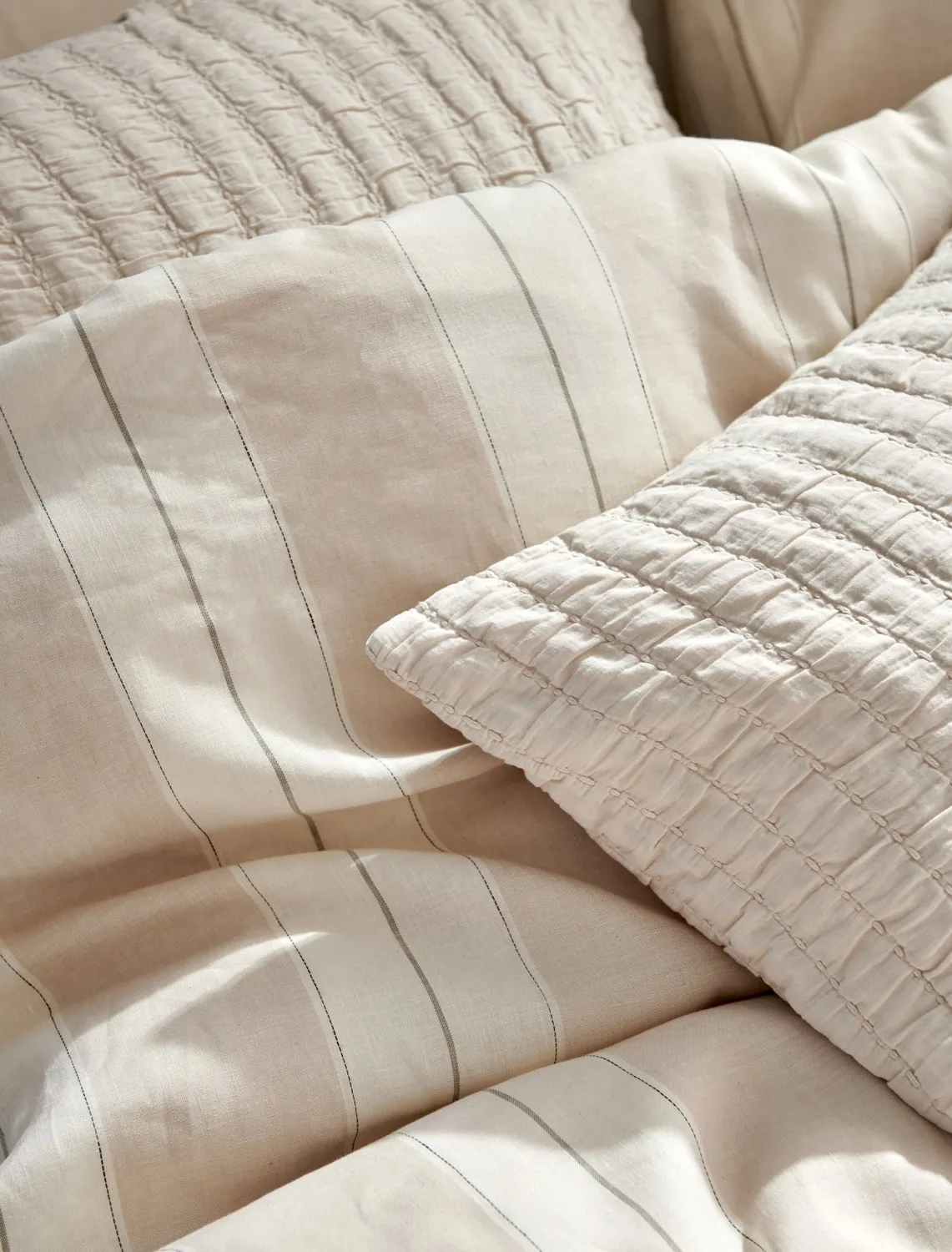 Vandyck Pure 78 dynetrekksett linen dobbel bomull/lin
