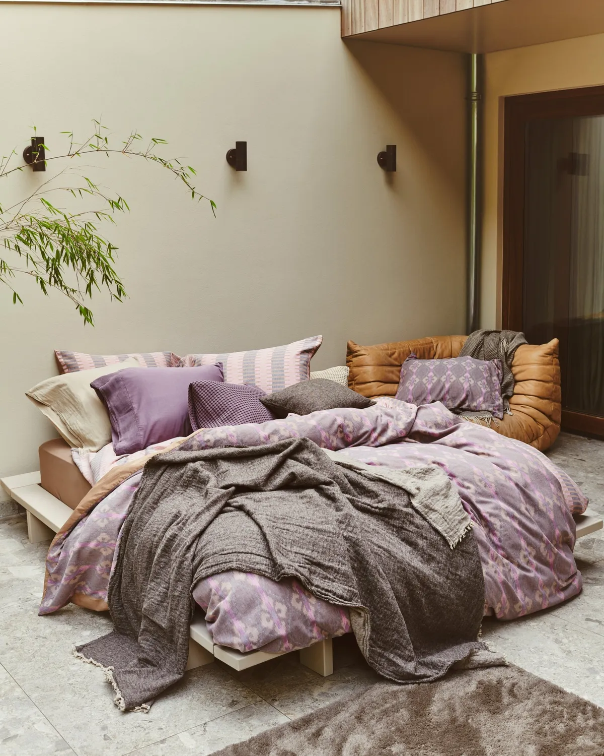 Vandyck Pure 74 dynetrekksett multi 260x240 jacquard sateng