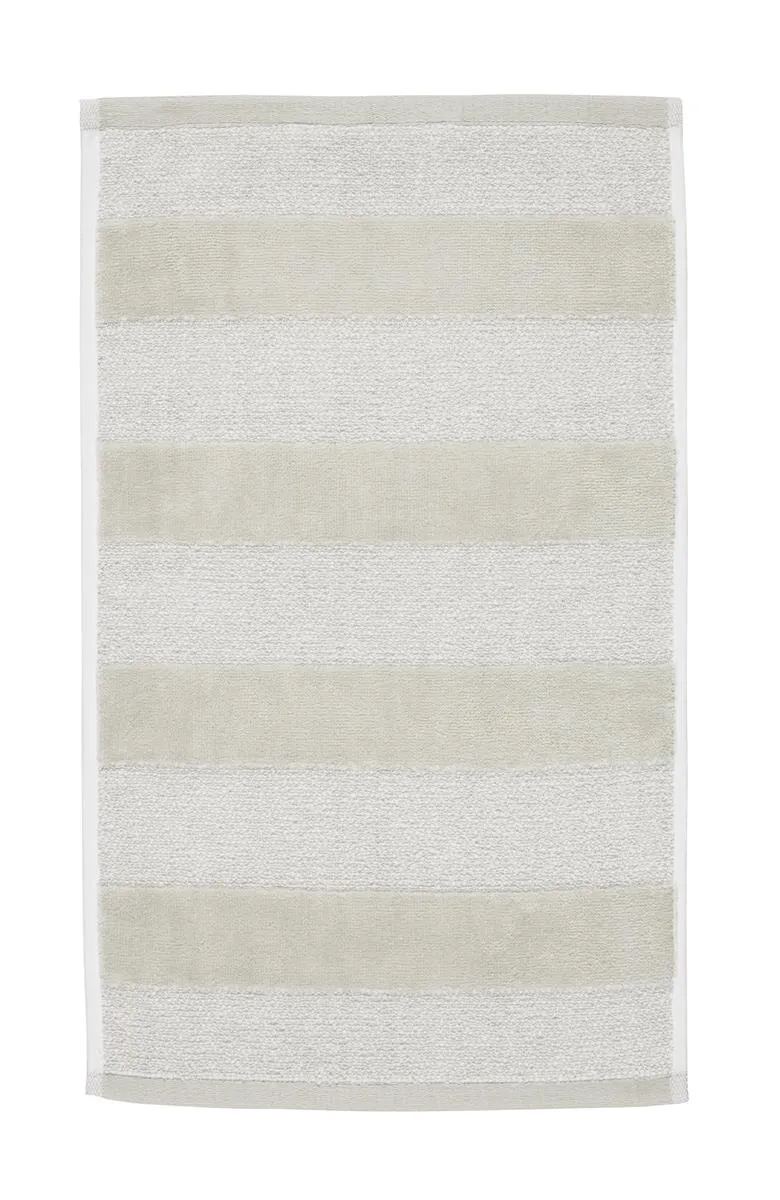 Beddinghouse Sheer Stripe gjestehåndkleet 30 x 50 cm sand