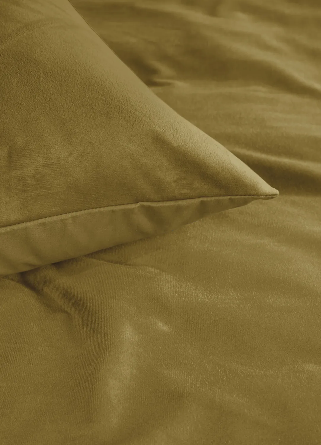Ambiante Velvety dynetrekk 140x200 oker fløyel