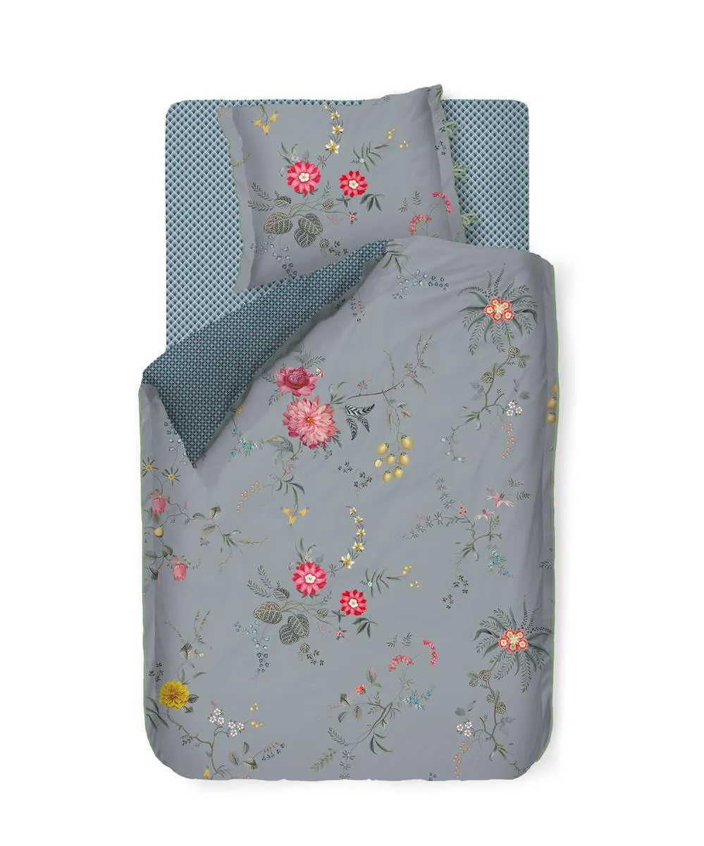 Pip Studio Fleur Grandeur dynetrekk 140x200 blå percale