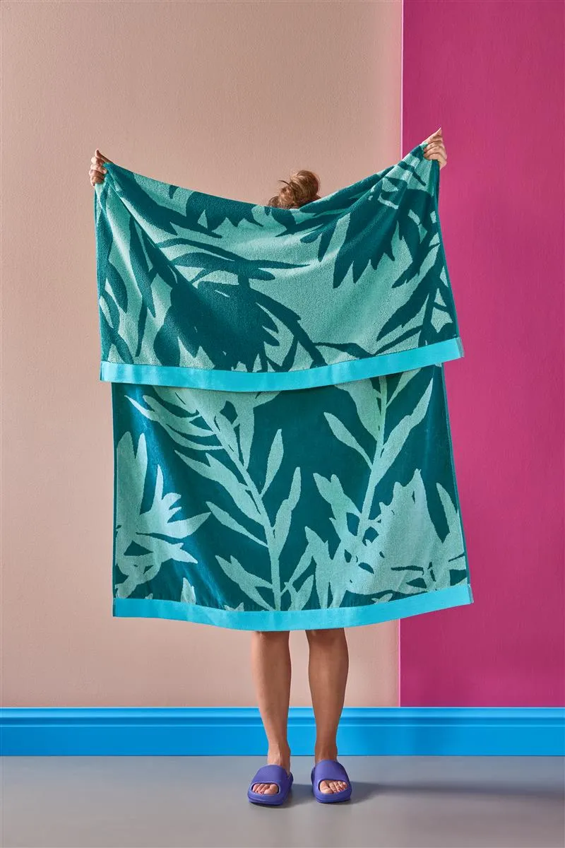 KAAT Amsterdam Bermuda strandhåndkle blågrønn 100x180 cm