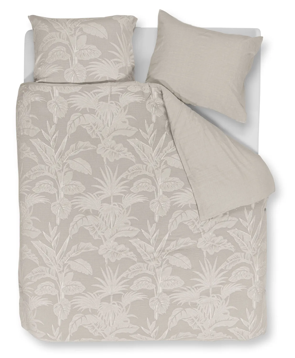 Rivièra Maison Botanica dynetrekksett 200x200/220 bomull sand