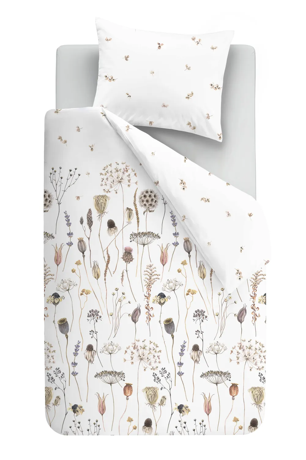 Ariadne Cosy Season dynetrekk 140x200 hvitt bomull