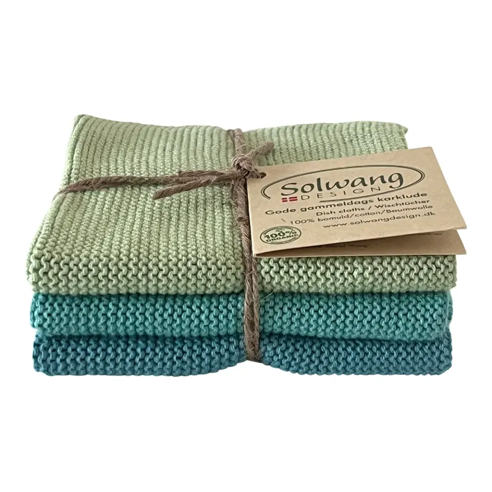 Solwang Design kluter seafoam kombi 3-pk økologisk