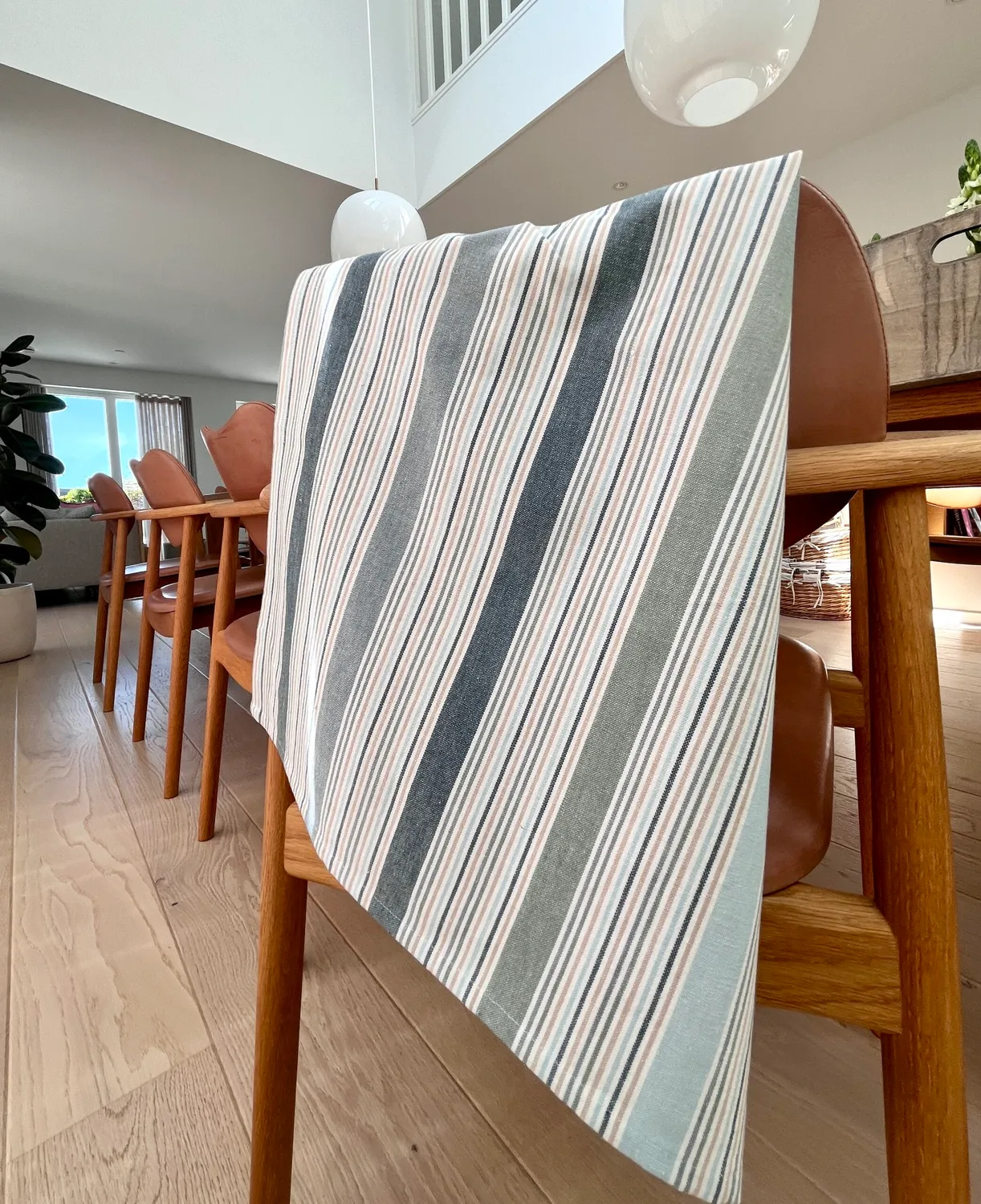 Solwang Design Almue Blå Mix viskestykke økologisk