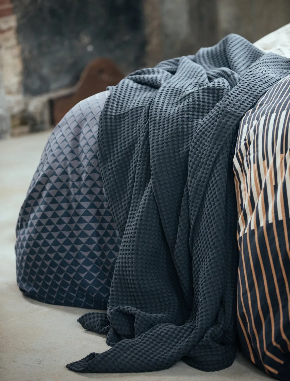 Vandyck Wander sengetrekksett off black sateng