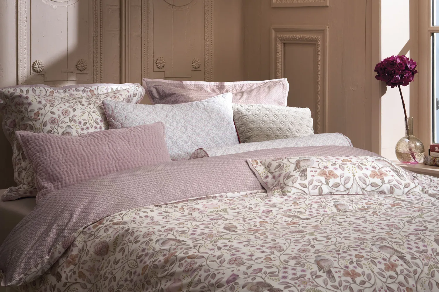 Pip Studio Garden of Dove dynetrekk 140x200 perkal
