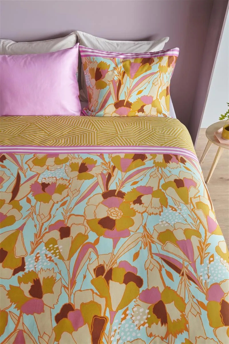 Oilily Carnation Clash dynetrekk 140x200 multi sateng