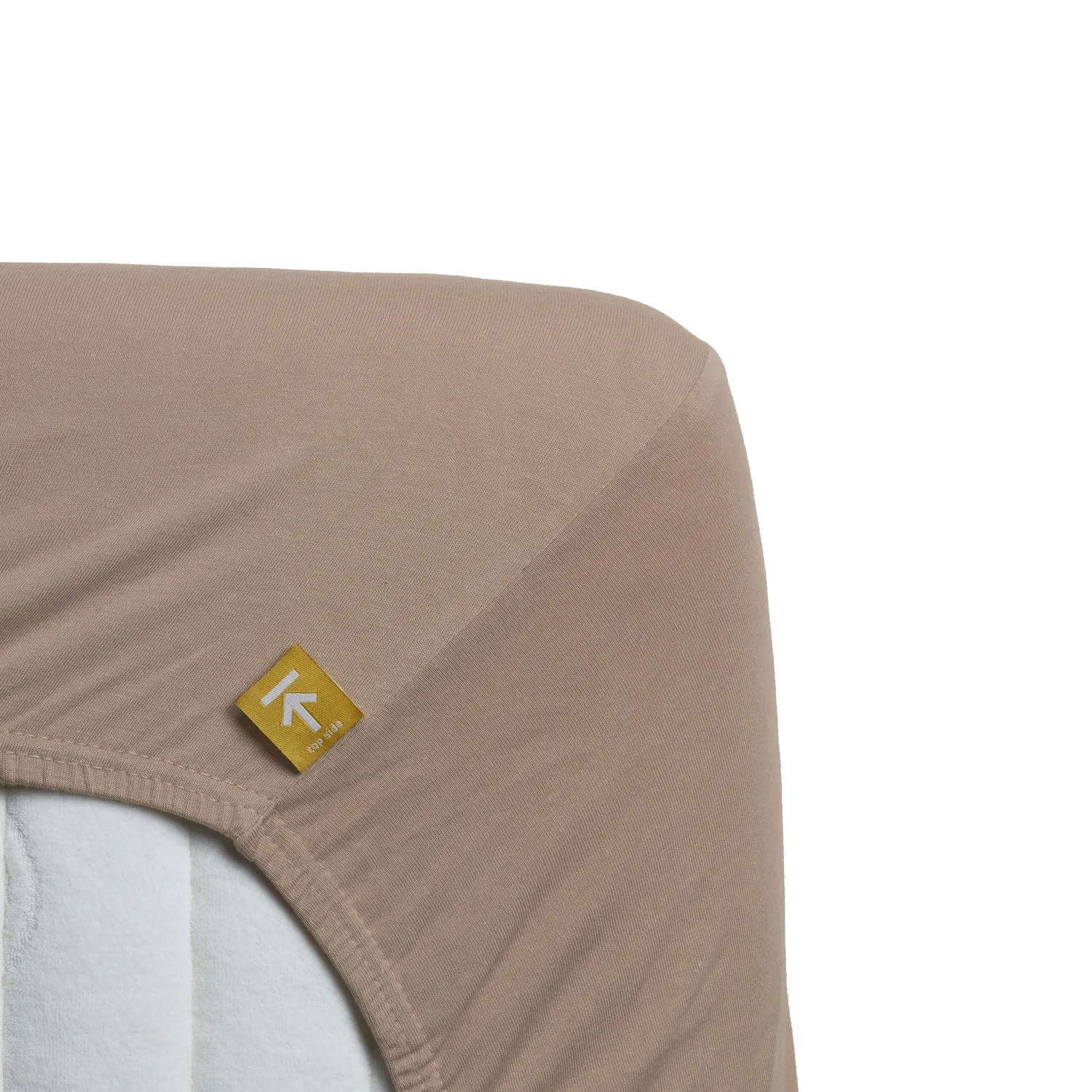 Beddinghouse Jersey Stretch laken 90x200 taupe elastisk
