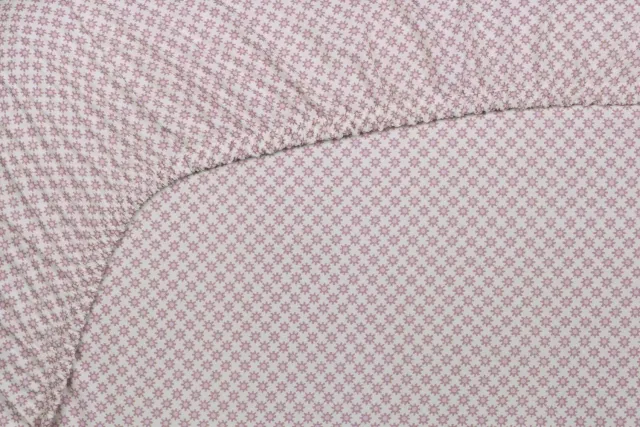 Pip Studio Twinkle Star laken 100x200 hvit rosa bomull